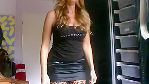 Strict German Mistress with Upskirt Views