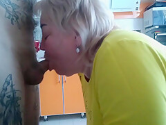 Again Frees My Balls From Cum With A Blowjob