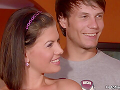 Stranger Fucks His Young Wife For Money