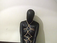 Asian Self Bondage Breathplay