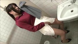 Pervert girl masturbate to sperm